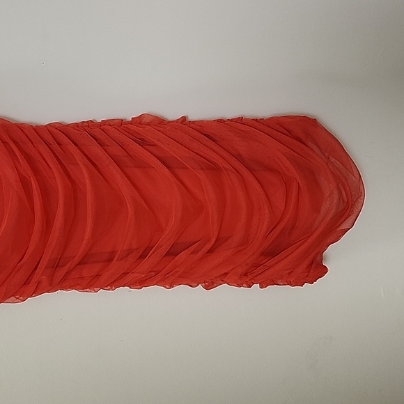 Alice + Olivia Baby Doll CRUZ SPAGHETTI STRAP MINI RUCHED DRESS - Picture 10 of 17